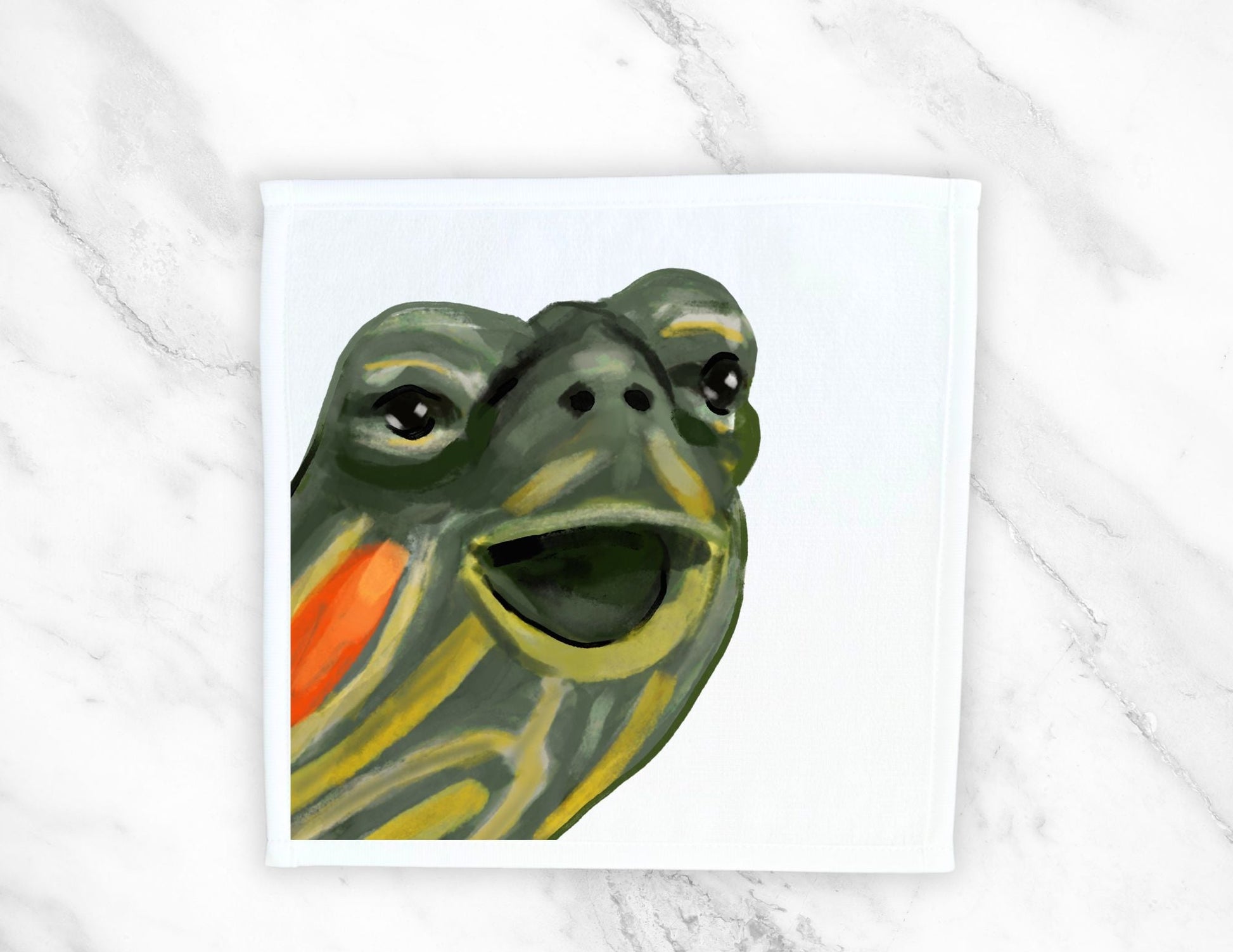 Turtle Washcloth - MerikaArt