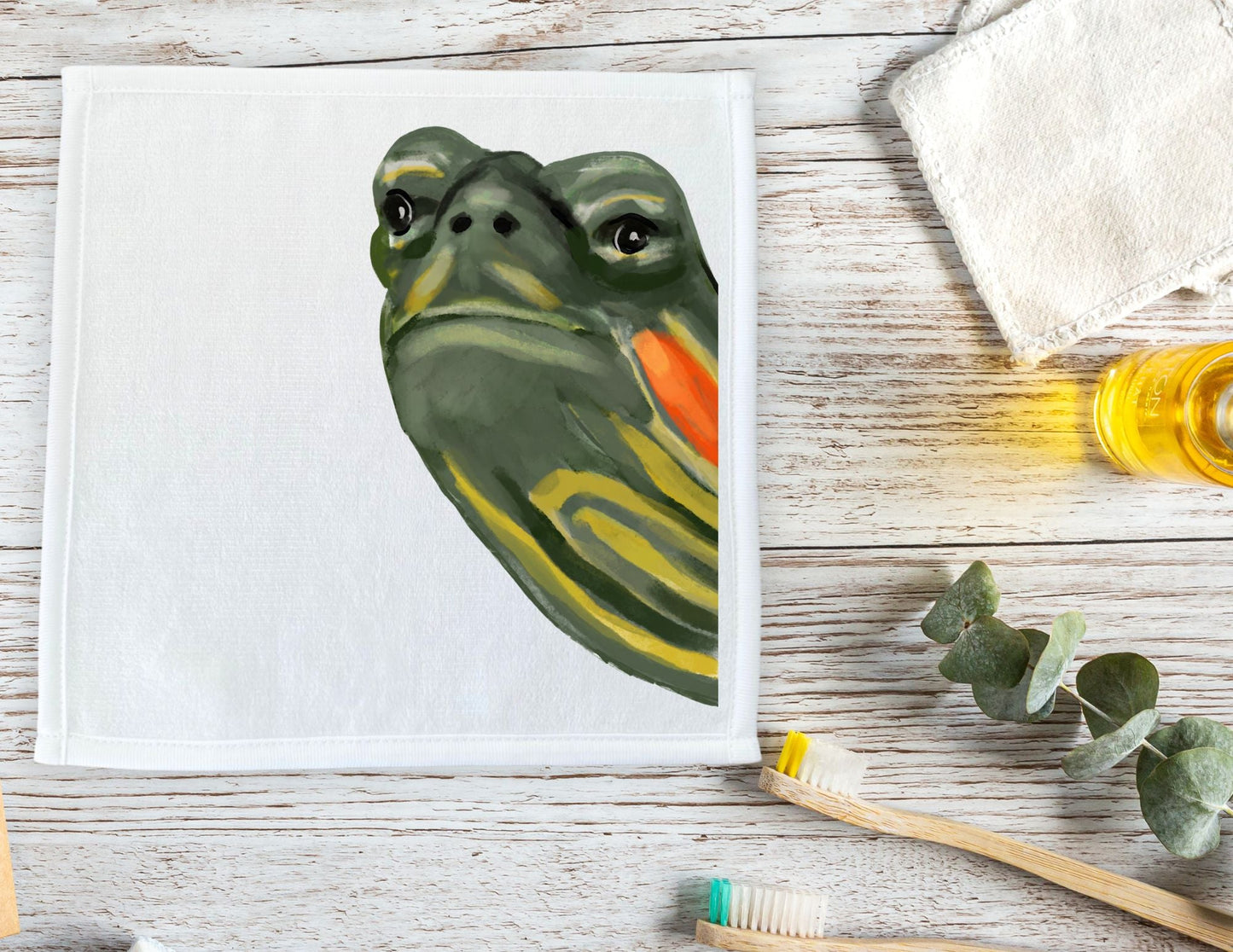 Turtle Washcloth - MerikaArt