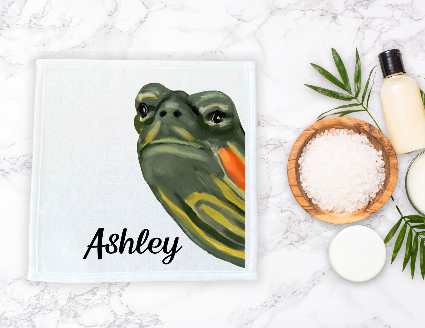 Turtle Washcloth - MerikaArt