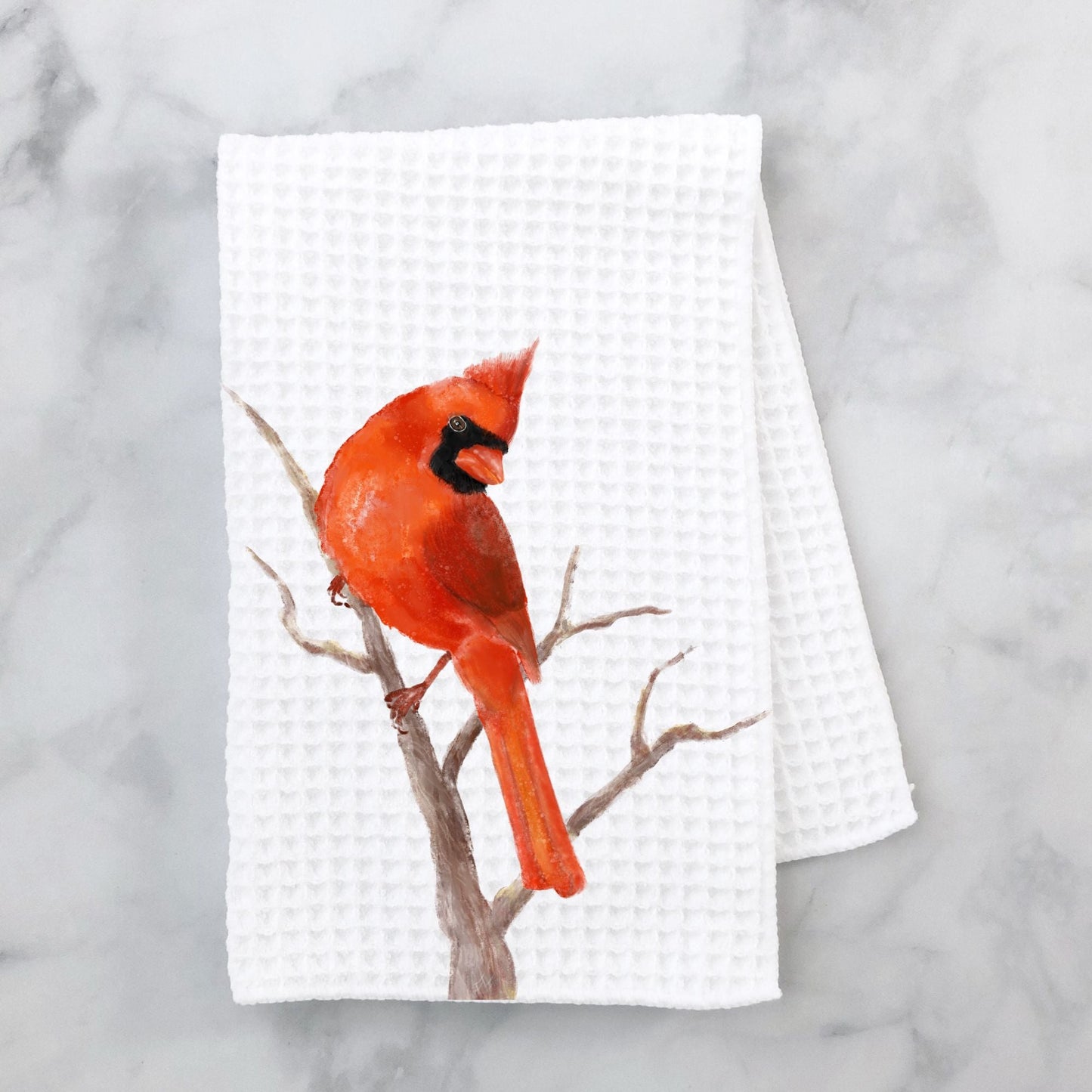 Unique Cardinal Kitchen Towel - MerikaArt