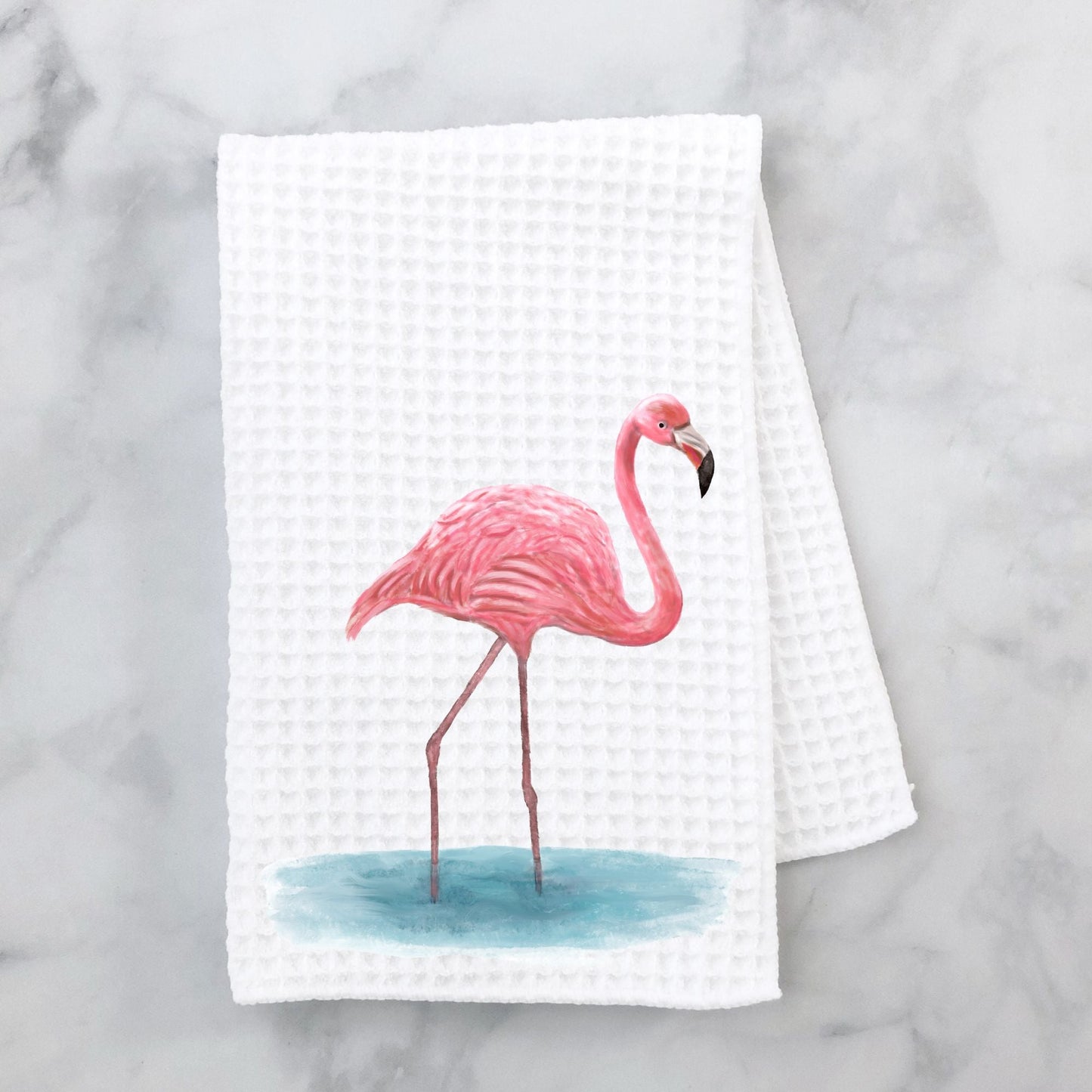 Unique Flamingo Kitchen Towel - MerikaArt