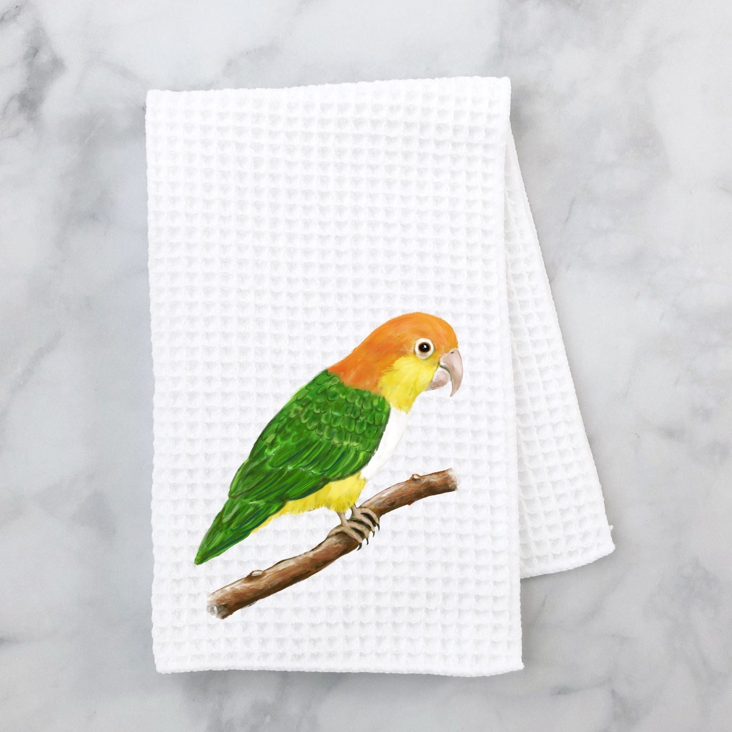 Unique Parrot Kitchen Towel - MerikaArt