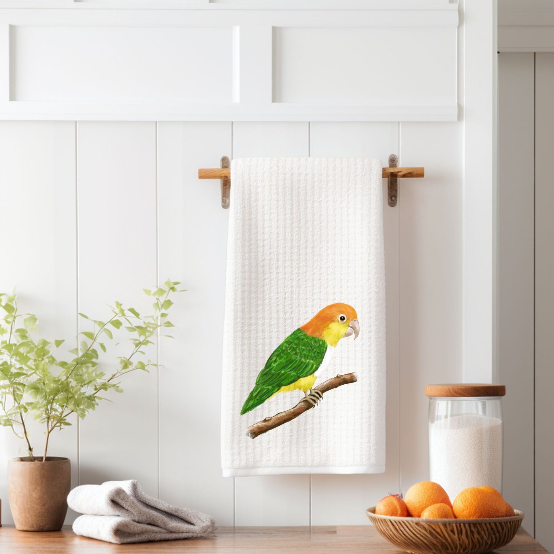 Unique Parrot Kitchen Towel - MerikaArt