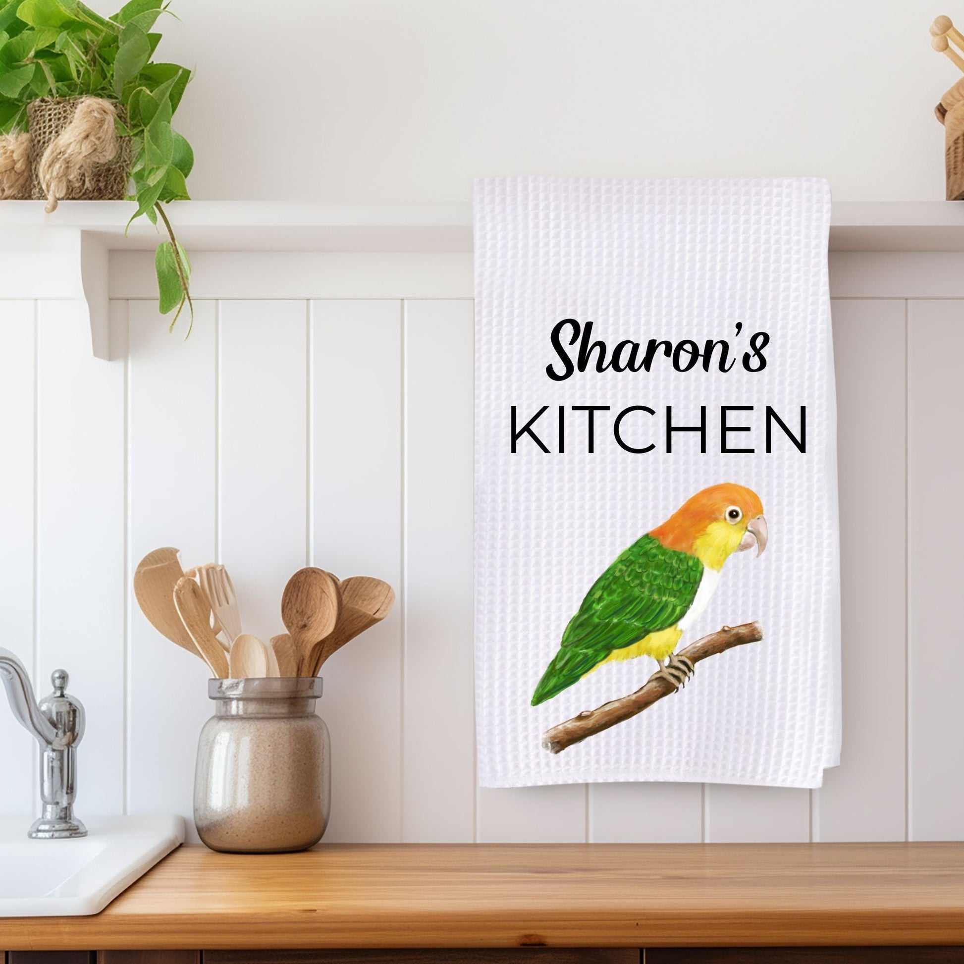 Unique Parrot Kitchen Towel - MerikaArt