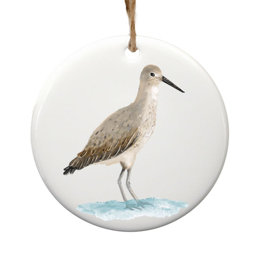 Willet Ceramic Ornament - MerikaArt