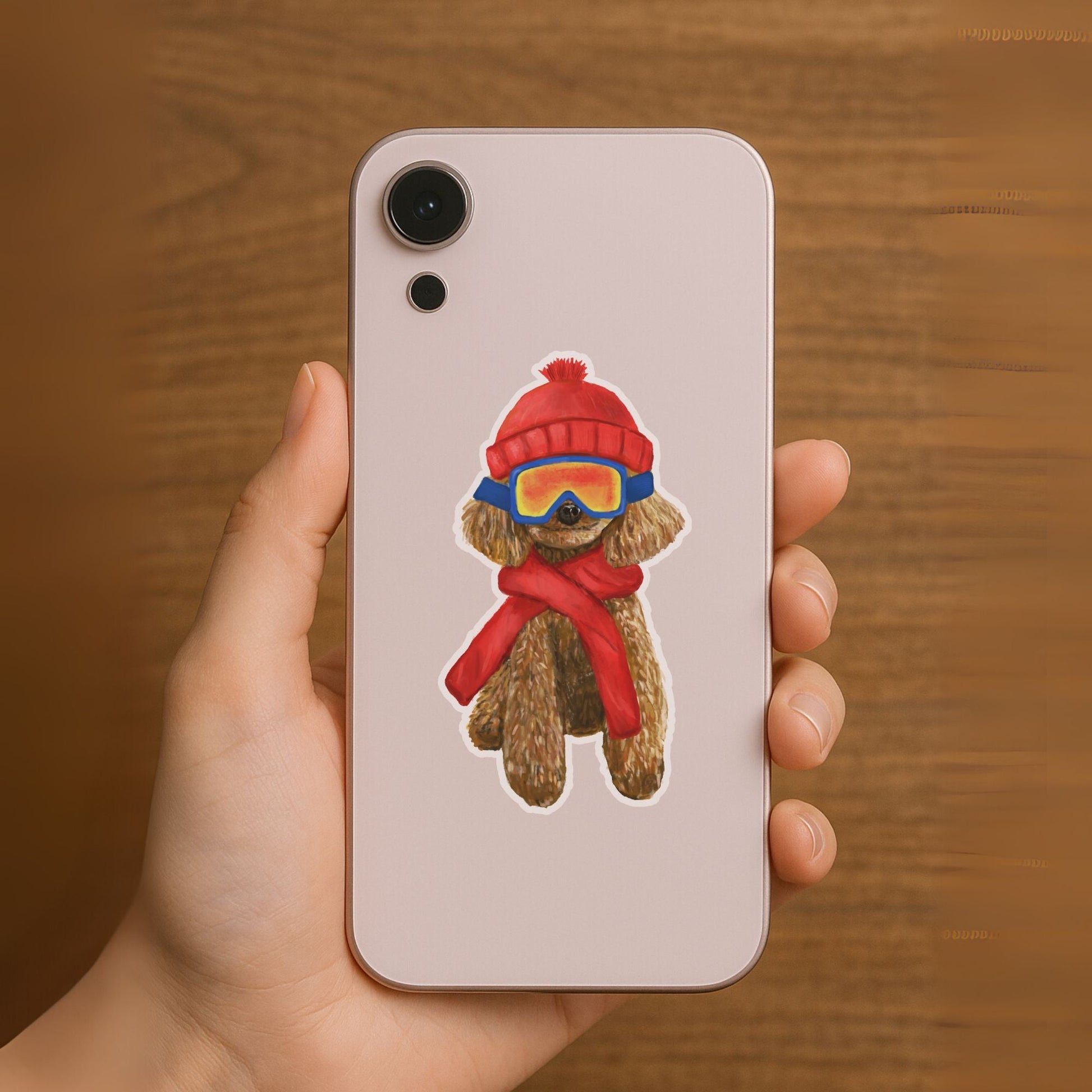 Winter Dog Sticker - MerikaArt