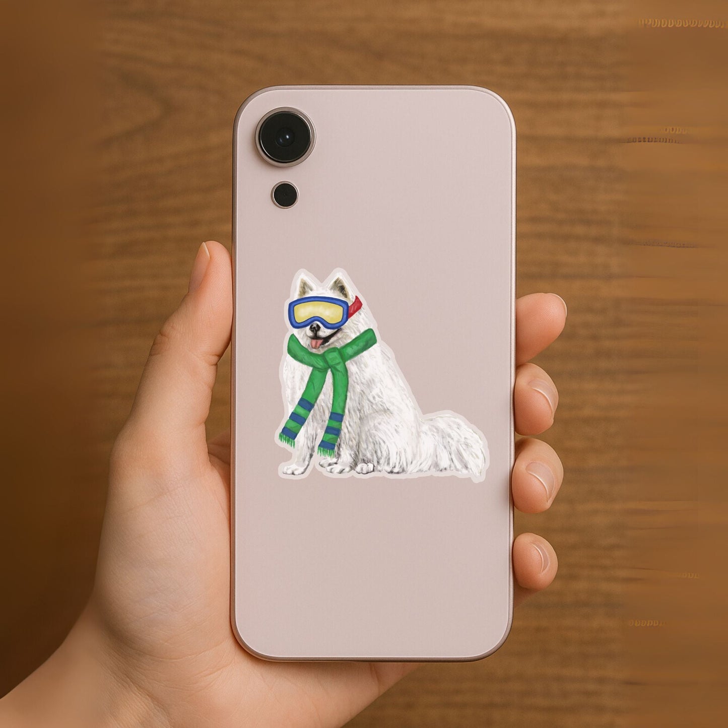 Winter Dog Sticker - MerikaArt