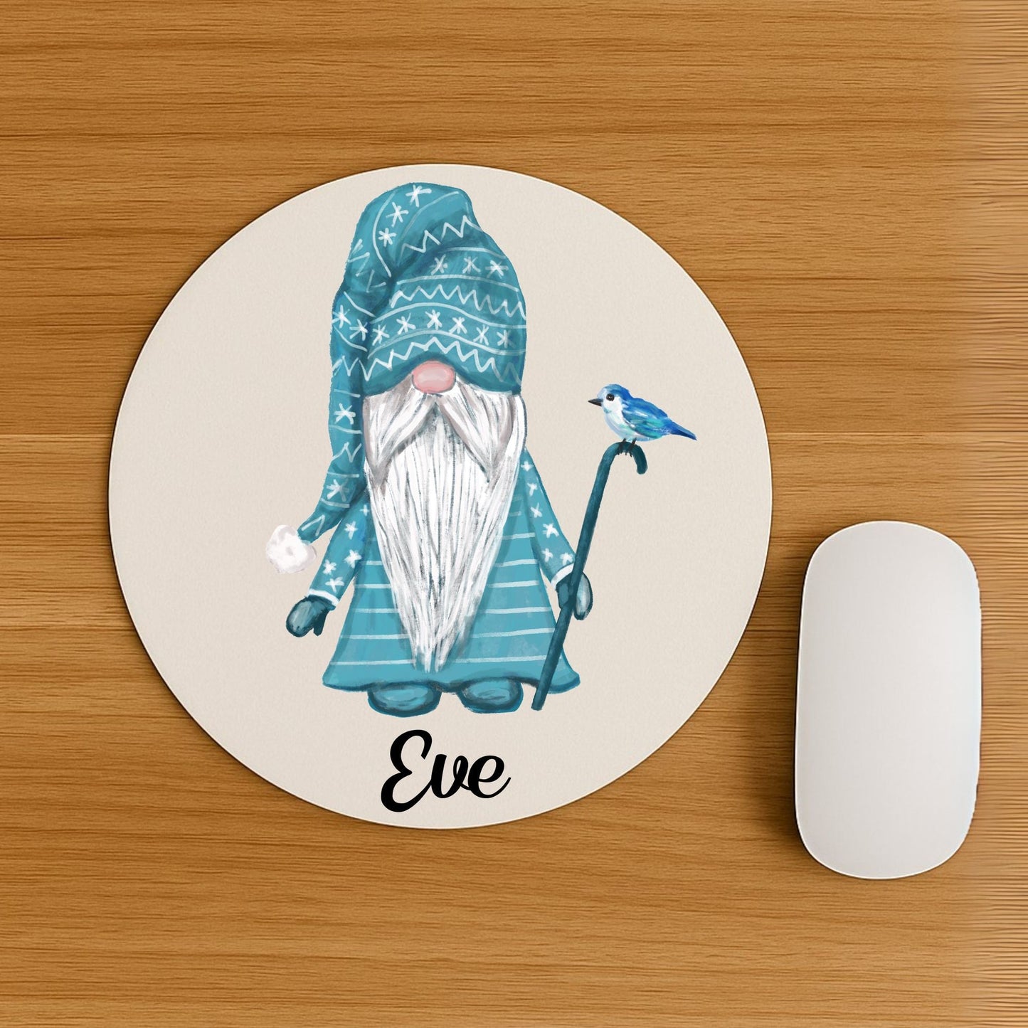 Winter Gnome Mousepad - MerikaArt