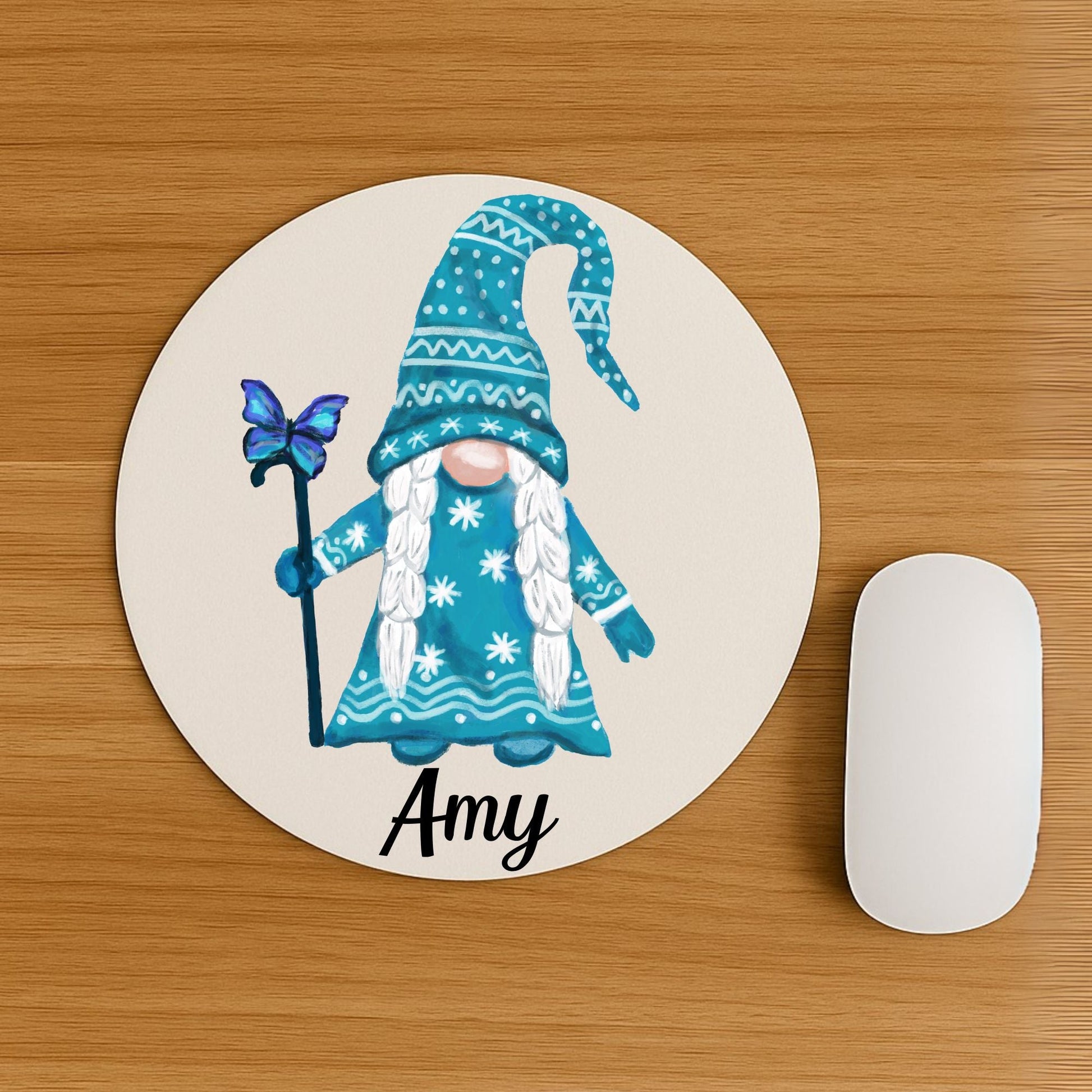 Winter Gnome Mousepad - MerikaArt