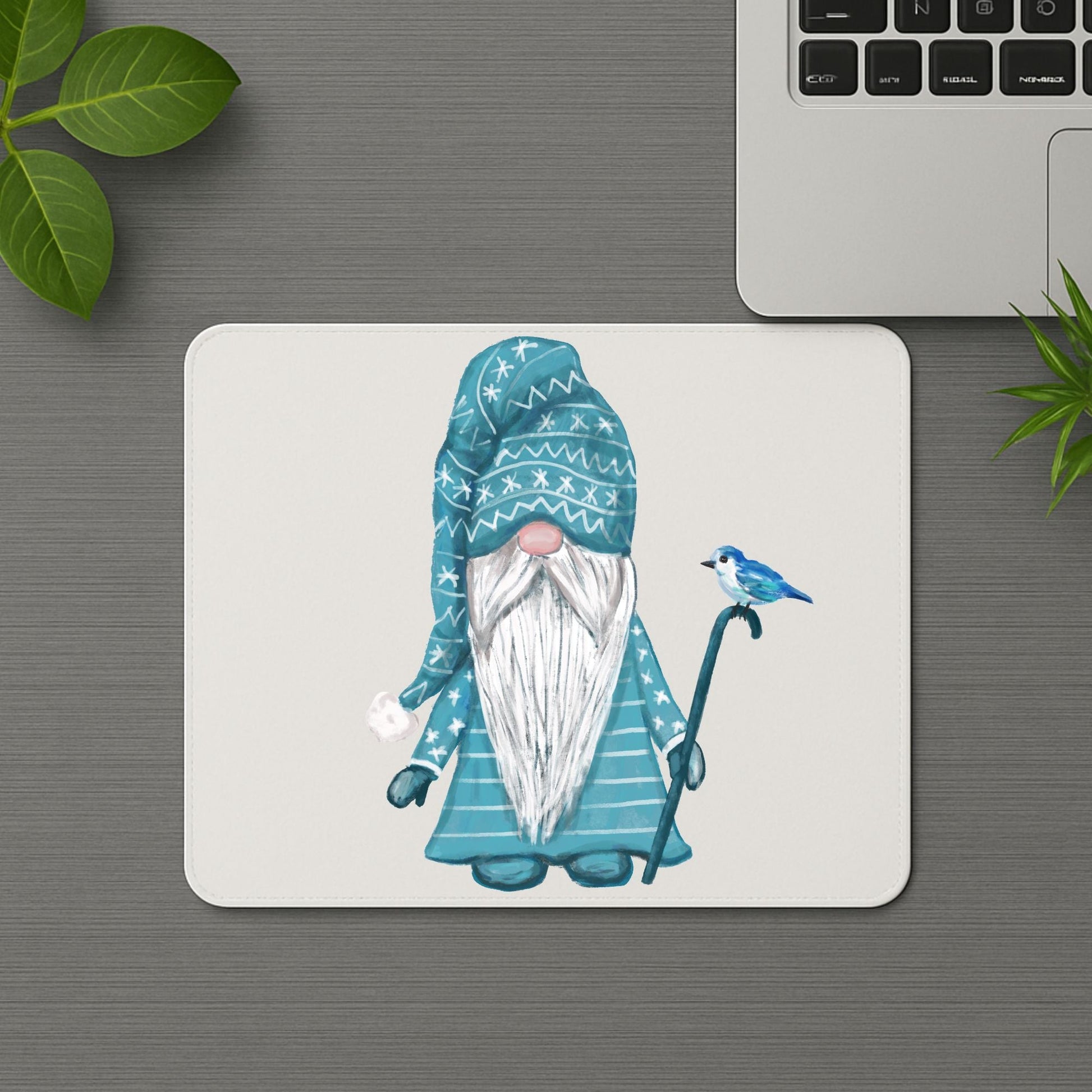 Winter Gnome Mousepad - MerikaArt