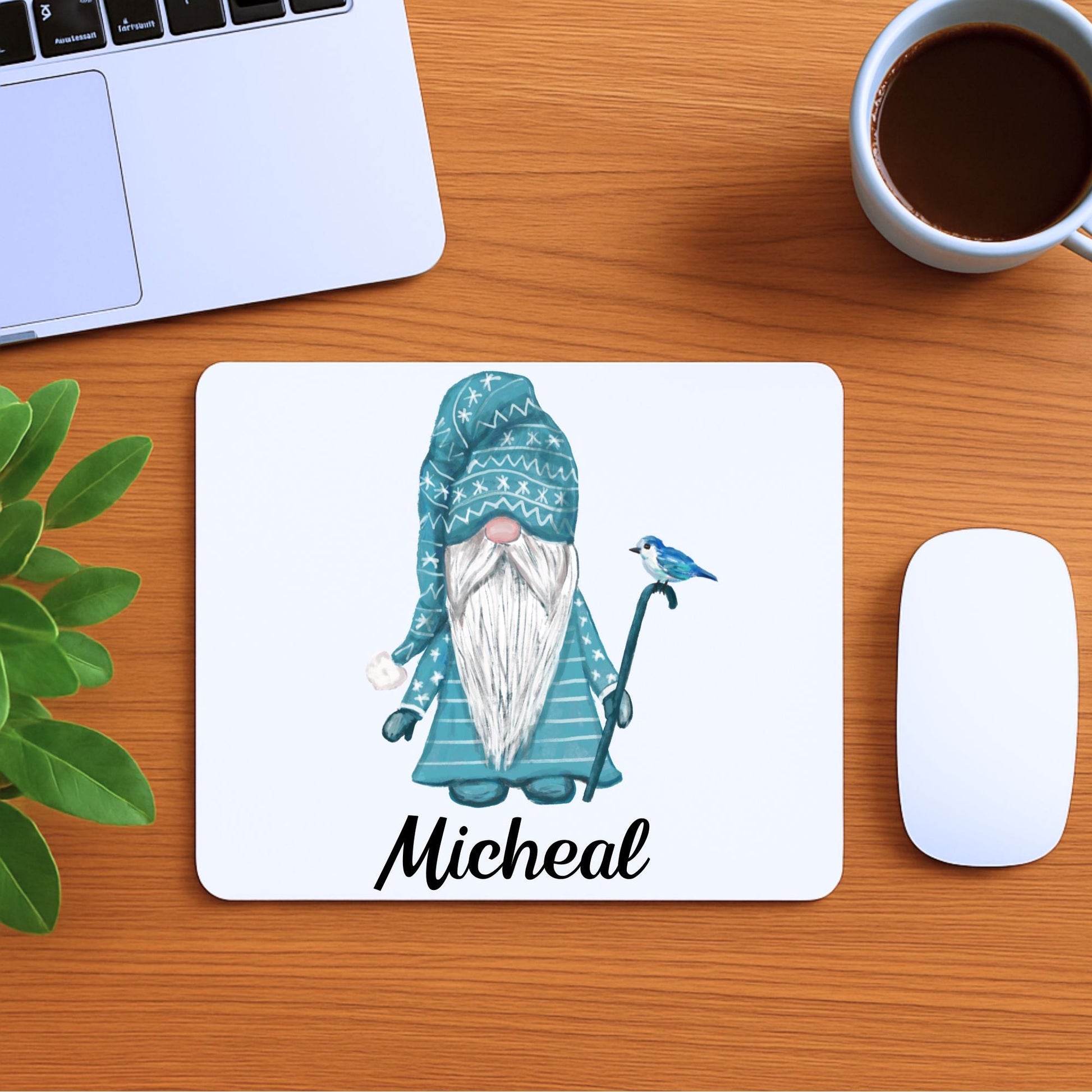 Winter Gnome Mousepad - MerikaArt