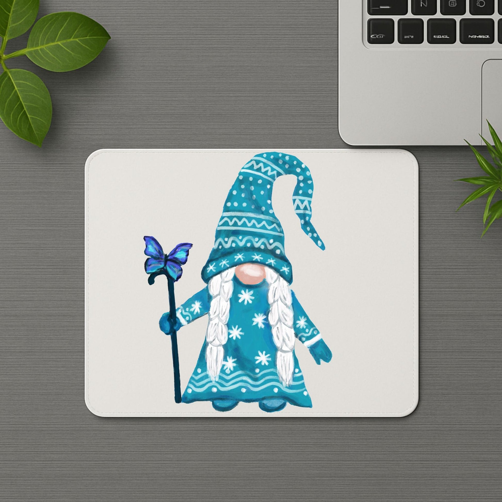 Winter Gnome Mousepad - MerikaArt
