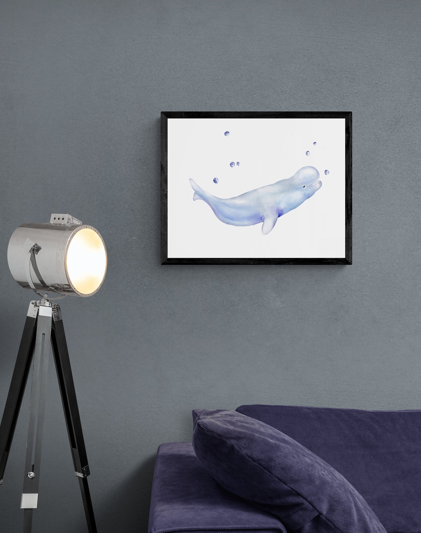 Beluga Whale Print