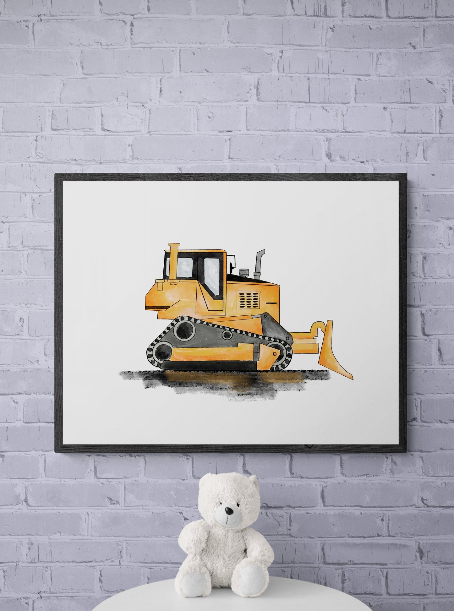 Bulldozer Art Print
