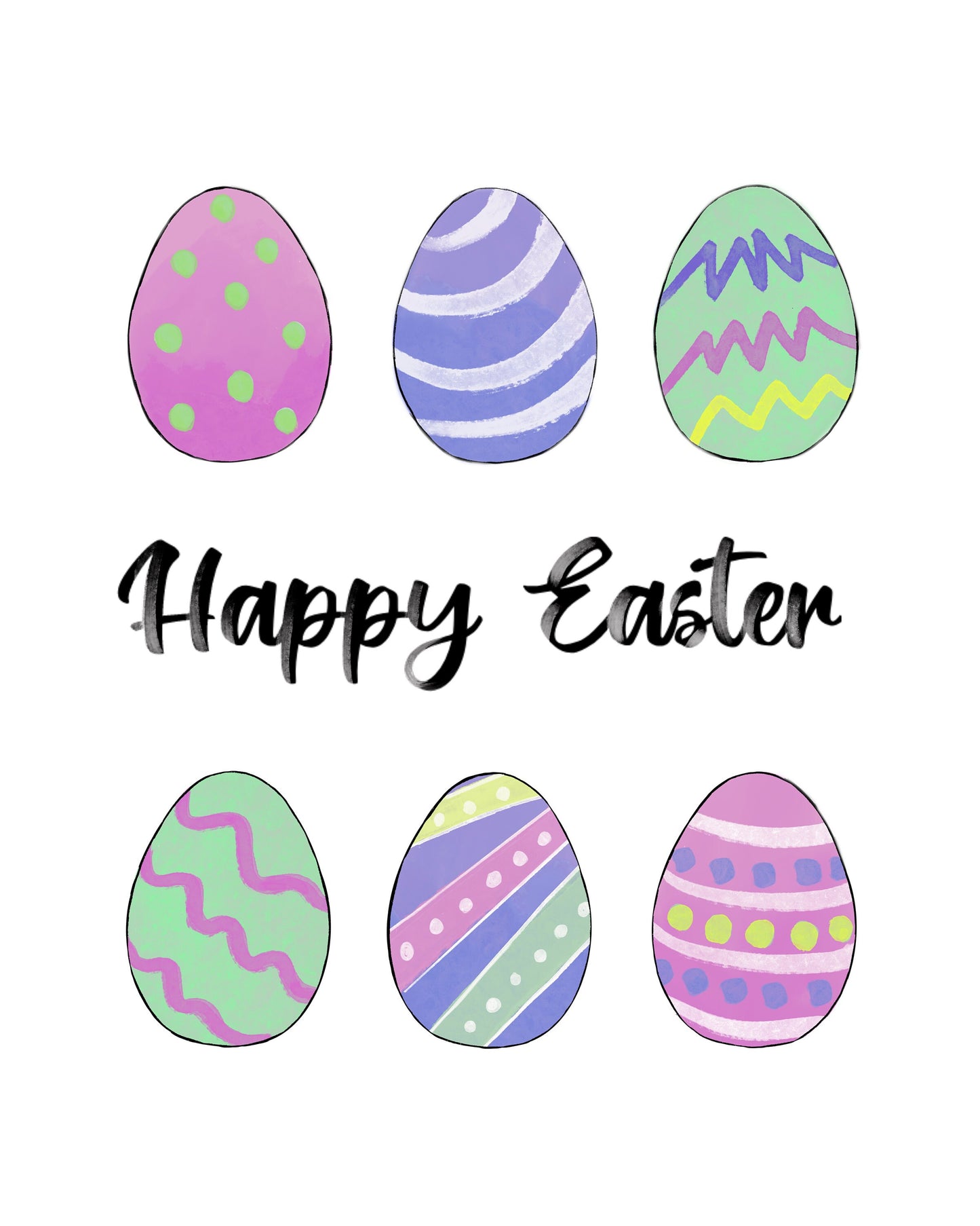 Easter Egg Print